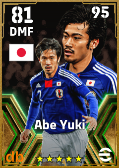 Abe Yuki — DMF, OVR 81, MAX 95