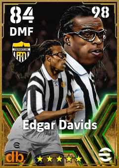 Edgar Davids — DMF, OVR 84, MAX 98