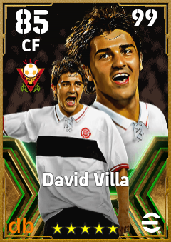 David Villa eFootball player card
