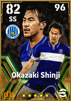 Okazaki Shinji — SS, OVR 82, MAX 96