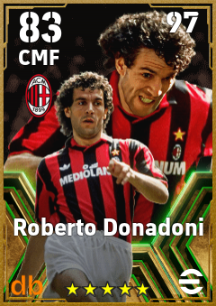 Roberto Donadoni — CMF, OVR 83, MAX 97