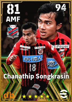 Chanathip Songkrasin — AMF, OVR 81, MAX 94