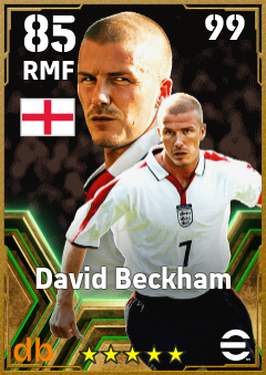 David Beckham eFootball player card