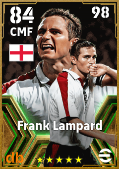 Frank Lampard — CMF, OVR 84, MAX 98