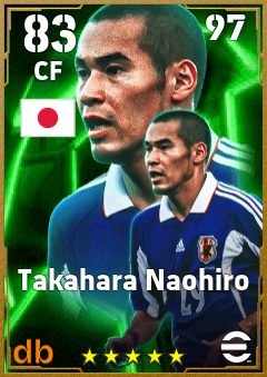 Takahara Naohiro — CF, OVR 83, MAX 97