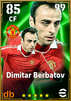 Dimitar Berbatov — CF, OVR 85, MAX 99