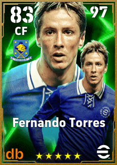 Fernando Torres — CF, OVR 83, MAX 97