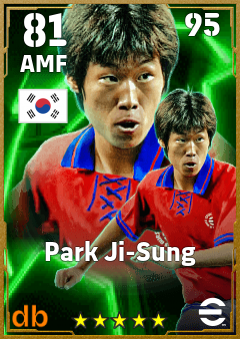 Park Ji-Sung — AMF, OVR 81, MAX 95