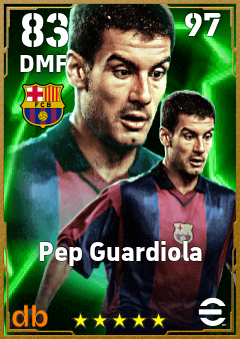 Pep Guardiola eFootball player card
