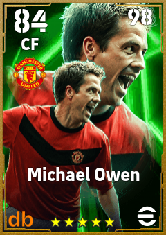 Michael Owen eFootball player card