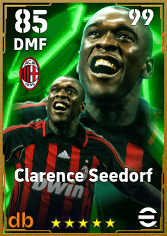 Clarence Seedorf — DMF, OVR 85, MAX 99