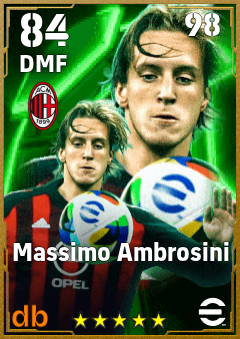 Massimo Ambrosini — DMF, OVR 84, MAX 98