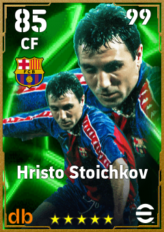 Hristo Stoichkov — CF, OVR 85, MAX 99