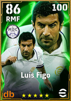 Luís Figo — RMF, OVR 86, MAX 100
