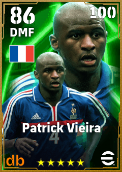 Patrick Vieira eFootball player card