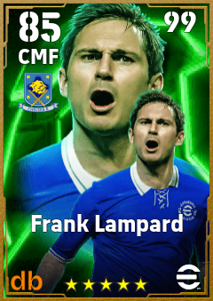 Frank Lampard — CMF, OVR 85, MAX 99