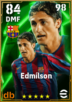 Edmílson — DMF, OVR 84, MAX 98
