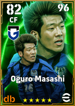 Oguro Masashi — CF, OVR 82, MAX 96