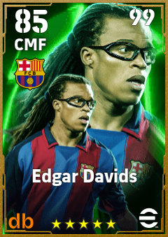Edgar Davids eFootball player card