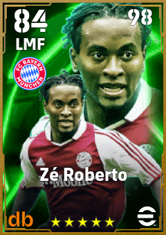 Zé Roberto — LMF, OVR 84, MAX 98