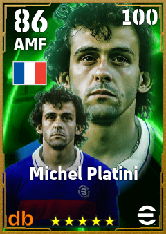 Michel Platini — AMF, OVR 86, MAX 100