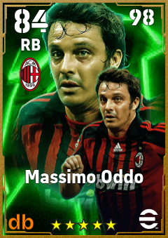 Massimo Oddo — RB, OVR 84, MAX 98