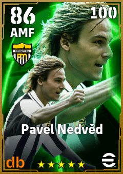 Pavel Nedvěd — AMF, OVR 86, MAX 100