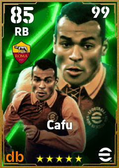 Cafu — RB, OVR 85, MAX 99
