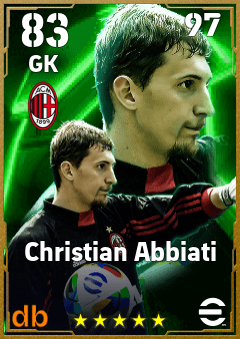 Christian Abbiati — GK, OVR 83, MAX 97
