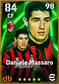 Daniele Massaro — CF, OVR 84, MAX 98