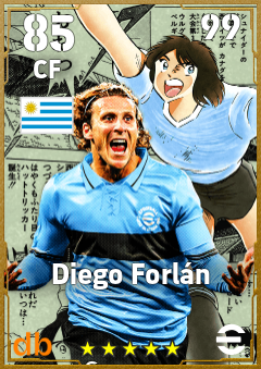 Diego Forlán eFootball player card