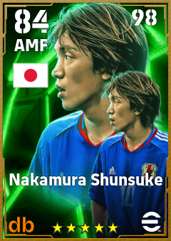 Nakamura Shunsuke — AMF, OVR 84, MAX 98