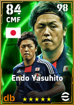 Endo Yasuhito — CMF, OVR 84, MAX 98