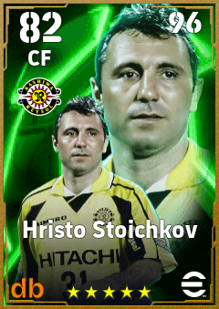 Hristo Stoichkov — CF, OVR 82, MAX 96