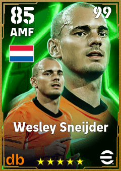 Wesley Sneijder — AMF, OVR 85, MAX 99
