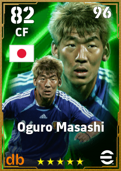 Oguro Masashi — CF, OVR 82, MAX 96