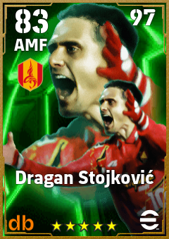 Dragan Stojković — AMF, OVR 83, MAX 97