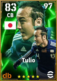Tulio — CB, OVR 83, MAX 97
