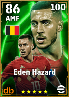 Eden Hazard eFootball player card