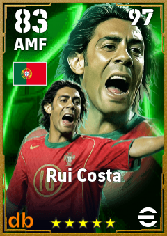 Rui Costa — AMF, OVR 83, MAX 97