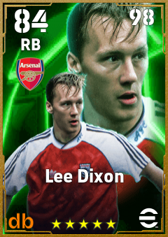 Lee Dixon — RB, OVR 84, MAX 98