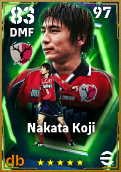 Nakata Koji — DMF, OVR 83, MAX 97
