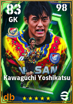Kawaguchi Yoshikatsu — GK, OVR 83, MAX 98