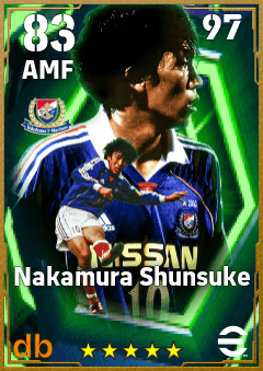 Nakamura Shunsuke — AMF, OVR 83, MAX 97
