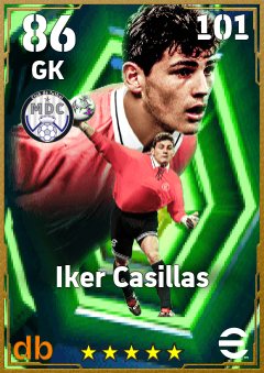 Iker Casillas — GK, OVR 86, MAX 101