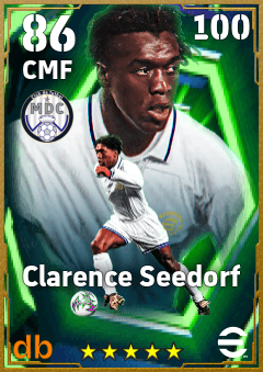 Clarence Seedorf — CMF, OVR 86, MAX 100