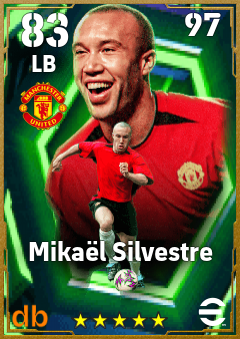 Mikaël Silvestre — LB, OVR 83, MAX 97