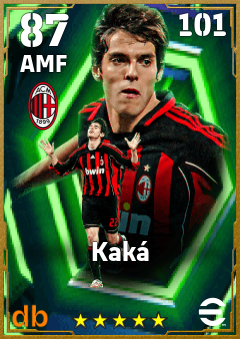 Kaká — AMF, OVR 87, MAX 101