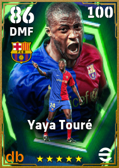 Yaya Touré — DMF, OVR 86, MAX 100