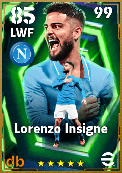 Lorenzo Insigne eFootball player card